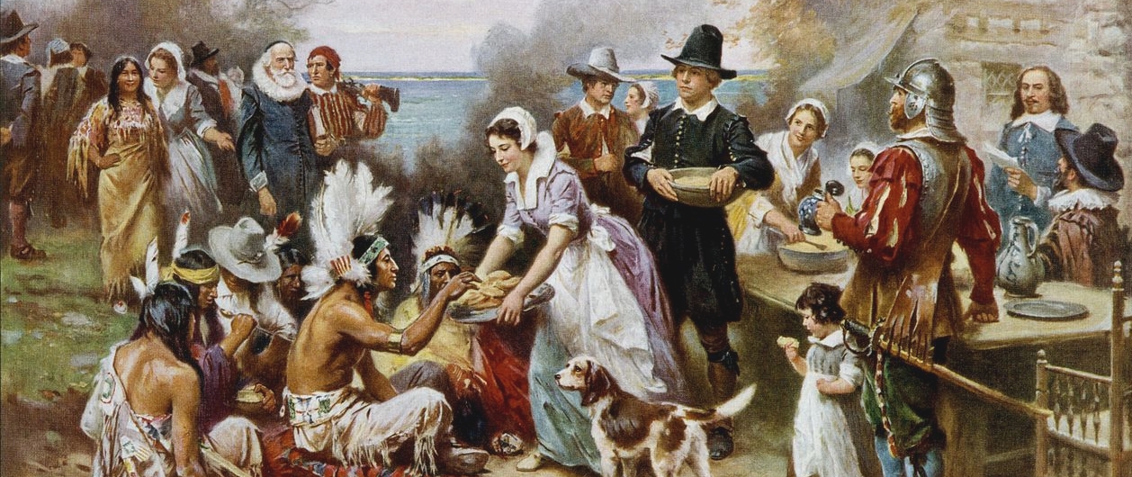 Jean Leon Gerome Ferris -The First Thanksgiving